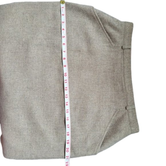 Jones New York Tan Straight Knee-High Wool Skirt Women’s Size 14P - Picture 11 of 13
